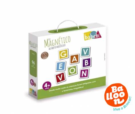 KIT MAGNÉTICO ALFABETO MAIÚSCULO