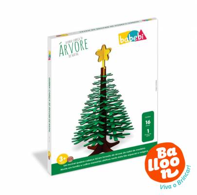 QUEBRA-CABEÇA 3D ÁRVORE DE NATAL