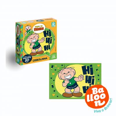 QUEBRA-CABEÇA GIGANTE  CEBOLINHA TURMA DA MÔNICA