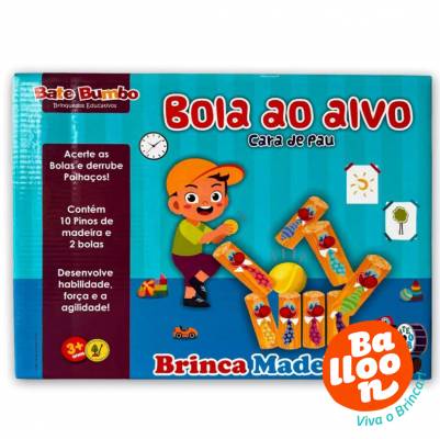 BOLA AO ALVO CARA DE PAU