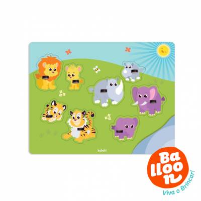 MEU PRIMEIRO QUEBRA-CABEÇA ANIMAIS E FILHOTES
